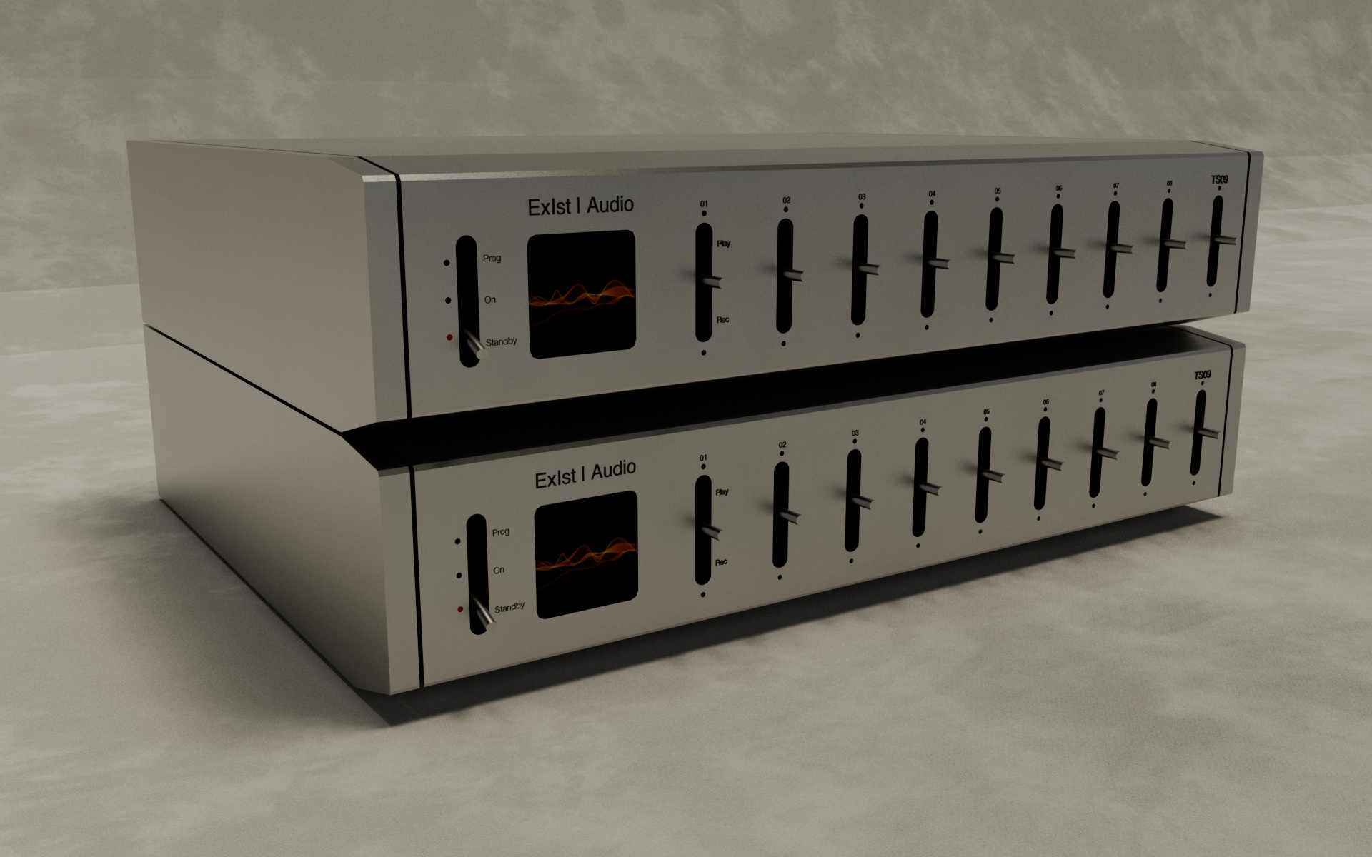 TS09 Aluminum Stack Side